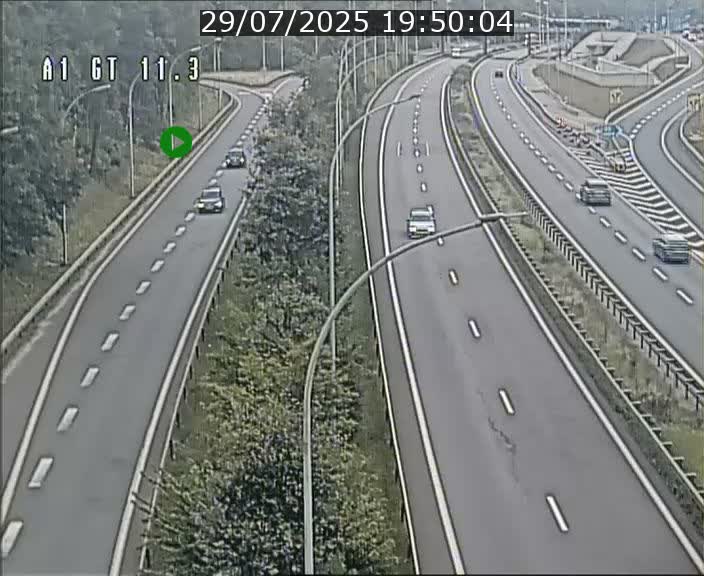 <h2>Traffic live webcam Luxembourg Senningerberg - A1 direction Allemagne - BK 11.3</h2>