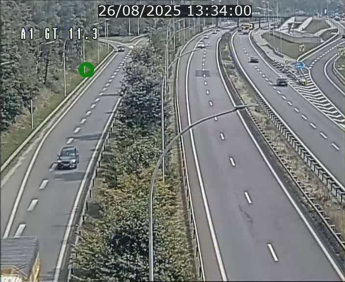 <h2>Traffic live webcam Luxembourg Senningerberg - A1 direction Allemagne - BK 11.3</h2>
