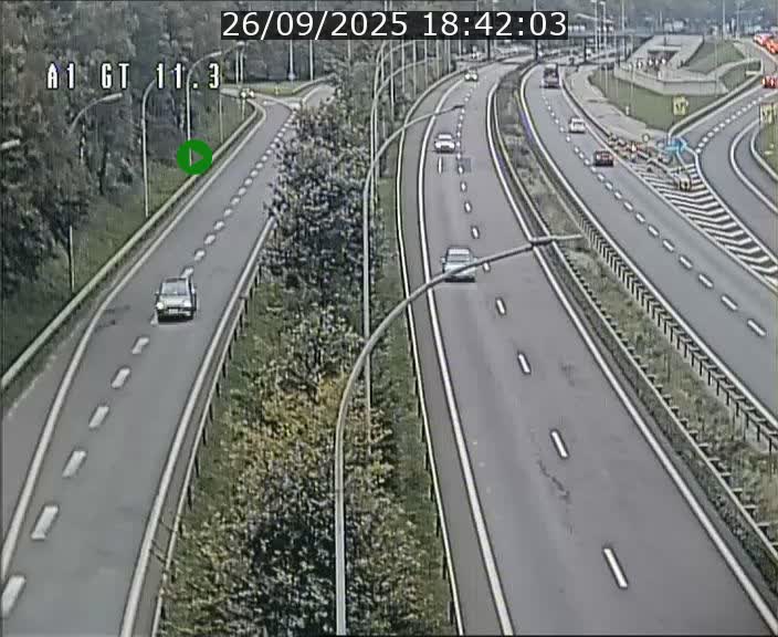 <h2>Traffic live webcam Luxembourg Senningerberg - A1 direction Allemagne - BK 11.3</h2>