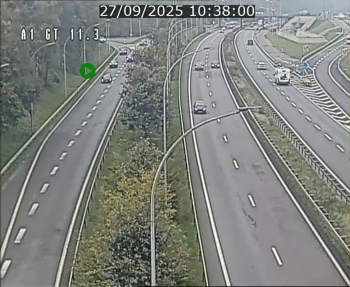 <h2>Traffic live webcam Luxembourg Senningerberg - A1 direction Allemagne - BK 11.3</h2>