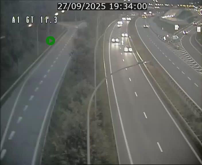 <h2>Traffic live webcam Luxembourg Senningerberg - A1 direction Allemagne - BK 11.3</h2>