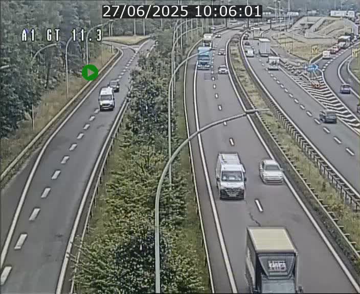 <h2>Traffic live webcam Luxembourg Senningerberg - A1 direction Allemagne - BK 11.3</h2>