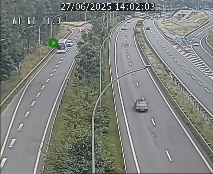 <h2>Traffic live webcam Luxembourg Senningerberg - A1 direction Allemagne - BK 11.3</h2>