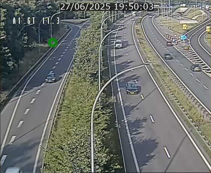 <h2>Traffic live webcam Luxembourg Senningerberg - A1 direction Allemagne - BK 11.3</h2>