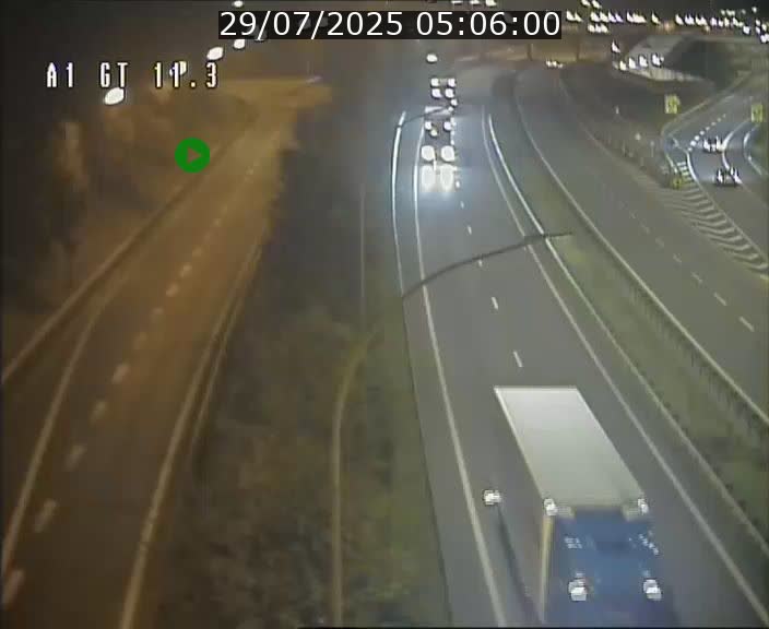 <h2>Traffic live webcam Luxembourg Senningerberg - A1 direction Allemagne - BK 11.3</h2>