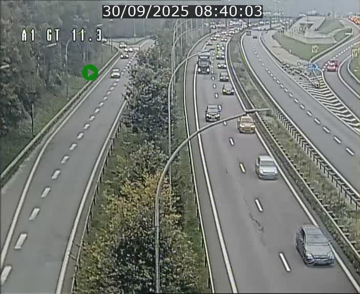 <h2>Traffic live webcam Luxembourg Senningerberg - A1 direction Allemagne - BK 11.3</h2>