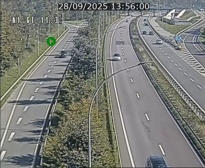 <h2>Traffic live webcam Luxembourg Senningerberg - A1 direction Allemagne - BK 11.3</h2>