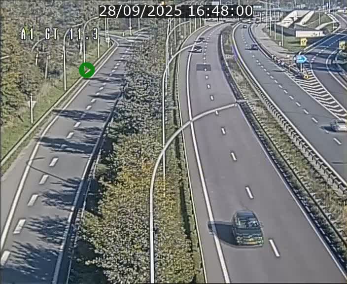 <h2>Traffic live webcam Luxembourg Senningerberg - A1 direction Allemagne - BK 11.3</h2>