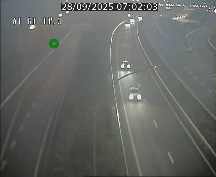 <h2>Traffic live webcam Luxembourg Senningerberg - A1 direction Allemagne - BK 11.3</h2>