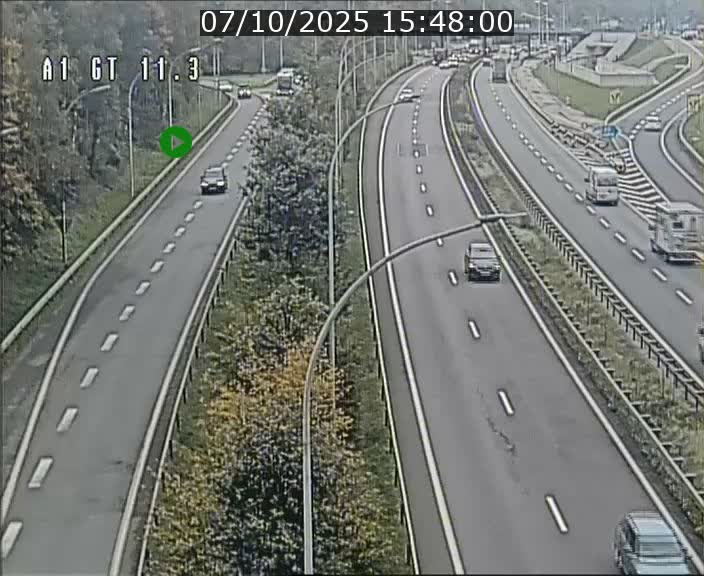 <h2>Traffic live webcam Luxembourg Senningerberg - A1 direction Allemagne - BK 11.3</h2>