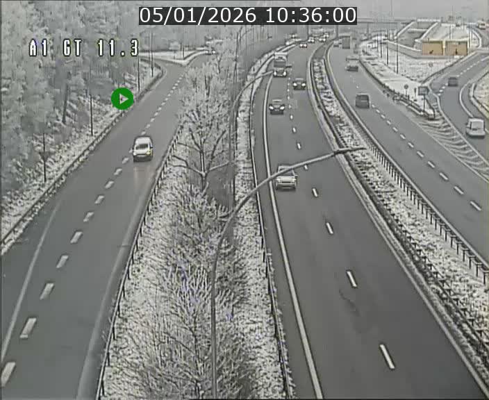 <h2>Traffic live webcam Luxembourg Senningerberg - A1 direction Allemagne - BK 11.3</h2>