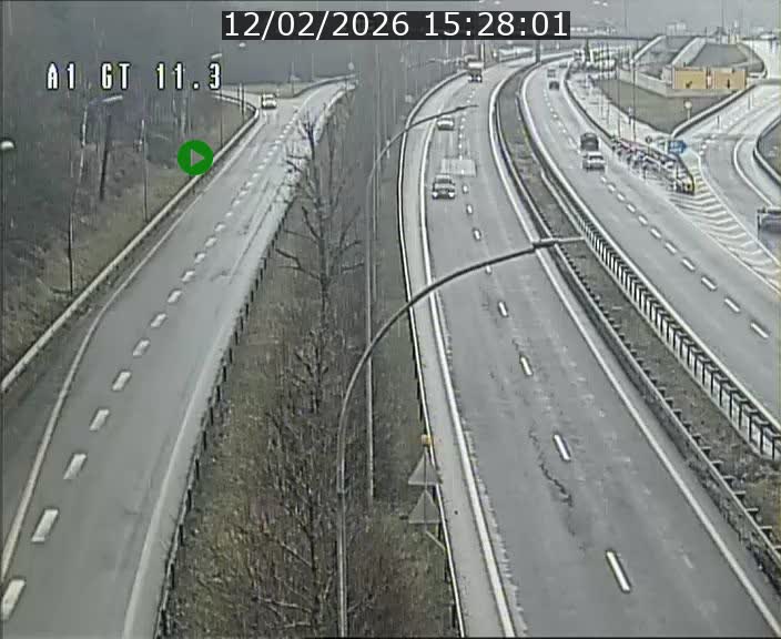 <h2>Traffic live webcam Luxembourg Senningerberg - A1 direction Allemagne - BK 11.3</h2>
