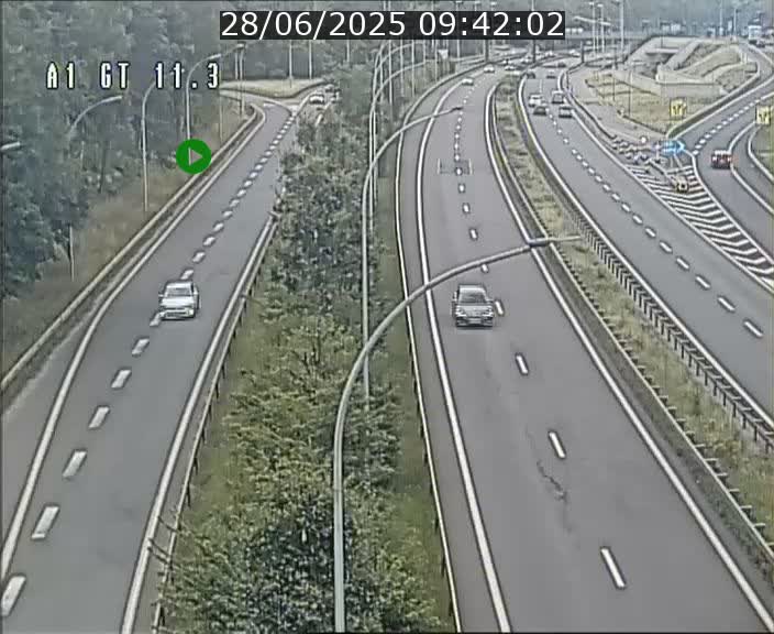 <h2>Traffic live webcam Luxembourg Senningerberg - A1 direction Allemagne - BK 11.3</h2>