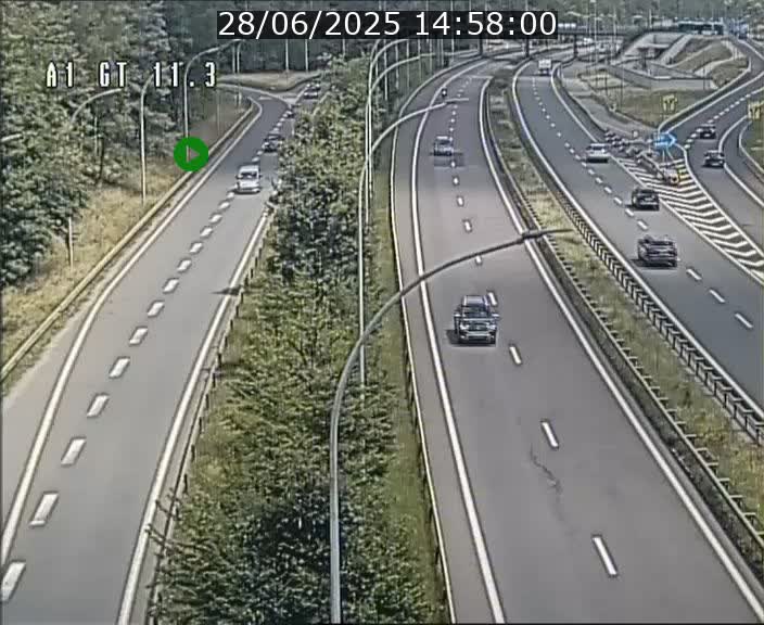 <h2>Traffic live webcam Luxembourg Senningerberg - A1 direction Allemagne - BK 11.3</h2>