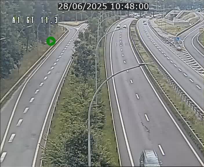 <h2>Traffic live webcam Luxembourg Senningerberg - A1 direction Allemagne - BK 11.3</h2>