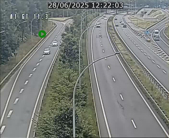 <h2>Traffic live webcam Luxembourg Senningerberg - A1 direction Allemagne - BK 11.3</h2>