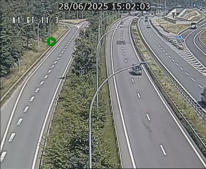 <h2>Traffic live webcam Luxembourg Senningerberg - A1 direction Allemagne - BK 11.3</h2>