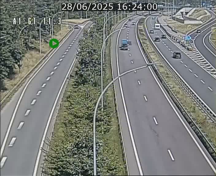 <h2>Traffic live webcam Luxembourg Senningerberg - A1 direction Allemagne - BK 11.3</h2>