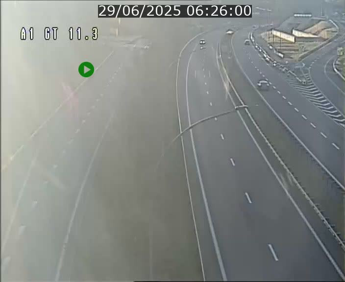 <h2>Traffic live webcam Luxembourg Senningerberg - A1 direction Allemagne - BK 11.3</h2>