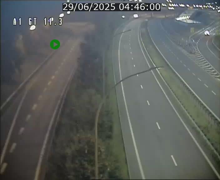 <h2>Traffic live webcam Luxembourg Senningerberg - A1 direction Allemagne - BK 11.3</h2>
