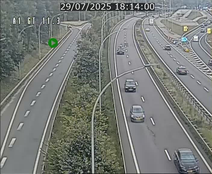 <h2>Traffic live webcam Luxembourg Senningerberg - A1 direction Allemagne - BK 11.3</h2>