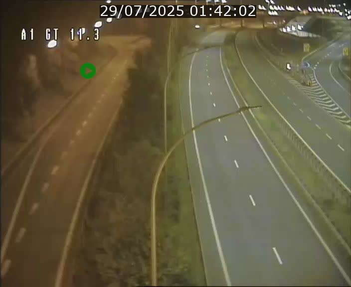 <h2>Traffic live webcam Luxembourg Senningerberg - A1 direction Allemagne - BK 11.3</h2>