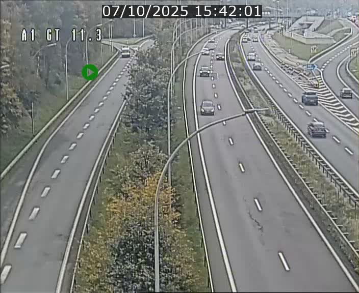 <h2>Traffic live webcam Luxembourg Senningerberg - A1 direction Allemagne - BK 11.3</h2>