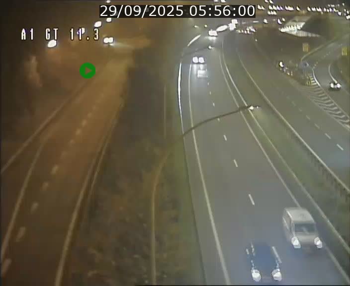 <h2>Traffic live webcam Luxembourg Senningerberg - A1 direction Allemagne - BK 11.3</h2>