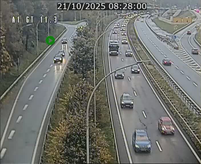 <h2>Traffic live webcam Luxembourg Senningerberg - A1 direction Allemagne - BK 11.3</h2>