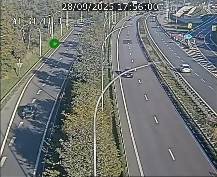 <h2>Traffic live webcam Luxembourg Senningerberg - A1 direction Allemagne - BK 11.3</h2>