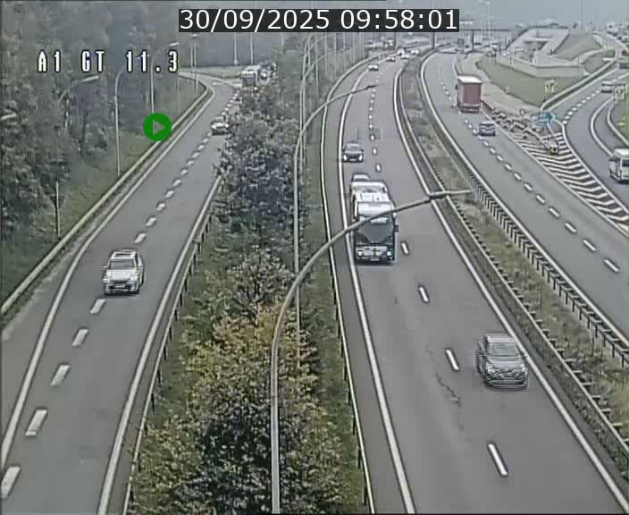 <h2>Traffic live webcam Luxembourg Senningerberg - A1 direction Allemagne - BK 11.3</h2>