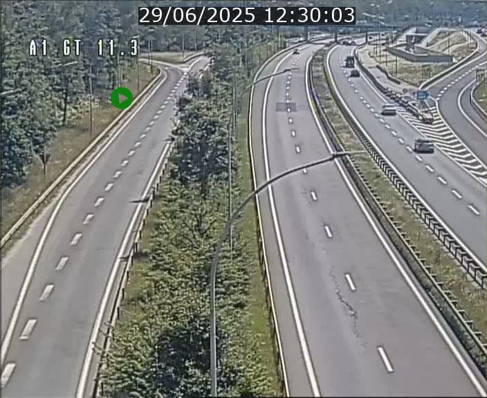 <h2>Traffic live webcam Luxembourg Senningerberg - A1 direction Allemagne - BK 11.3</h2>