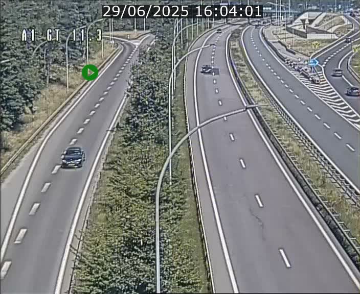 <h2>Traffic live webcam Luxembourg Senningerberg - A1 direction Allemagne - BK 11.3</h2>
