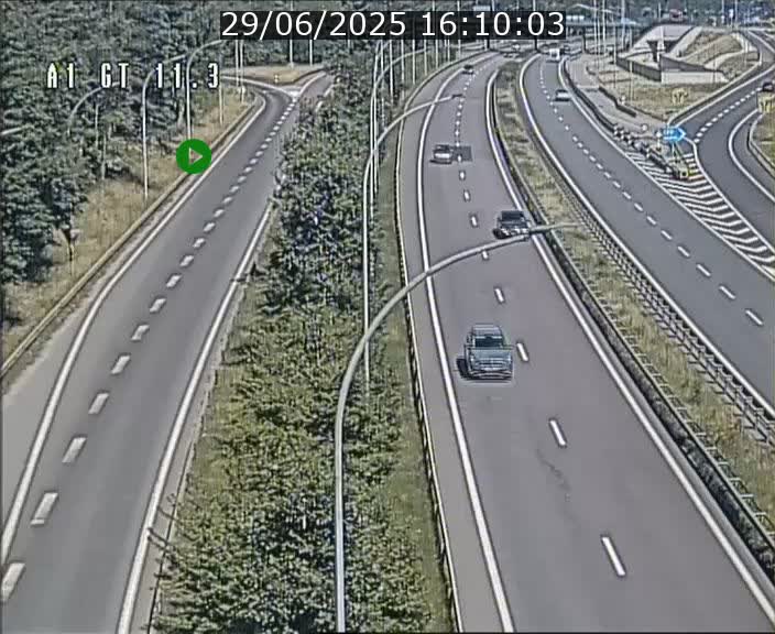 <h2>Traffic live webcam Luxembourg Senningerberg - A1 direction Allemagne - BK 11.3</h2>