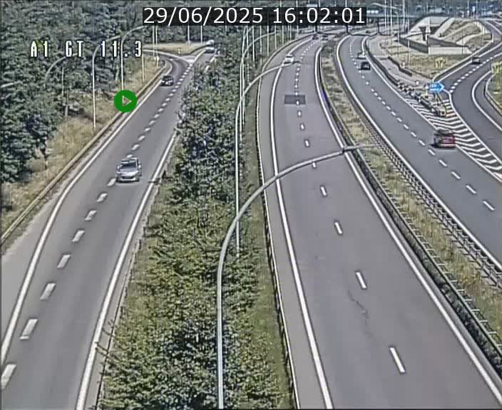 <h2>Traffic live webcam Luxembourg Senningerberg - A1 direction Allemagne - BK 11.3</h2>