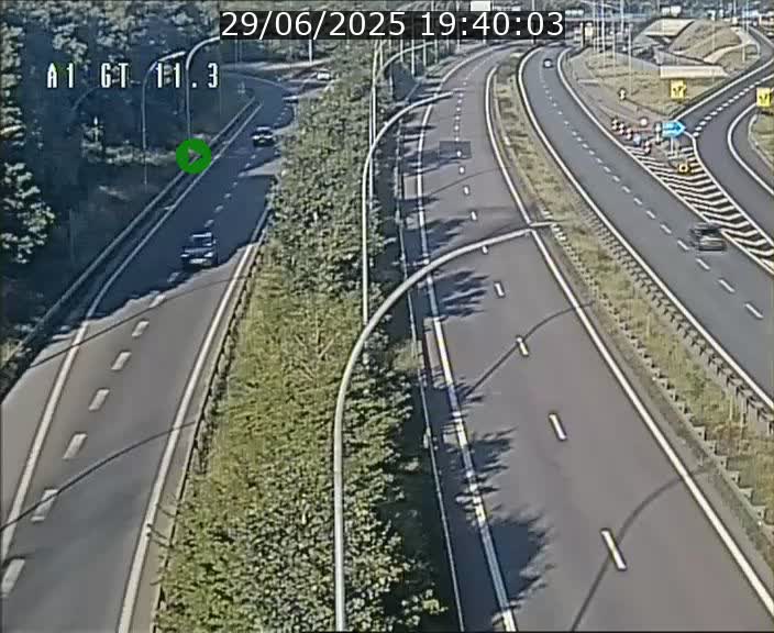 <h2>Traffic live webcam Luxembourg Senningerberg - A1 direction Allemagne - BK 11.3</h2>