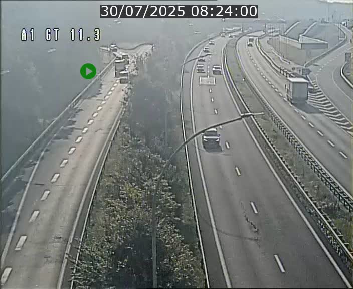 <h2>Traffic live webcam Luxembourg Senningerberg - A1 direction Allemagne - BK 11.3</h2>
