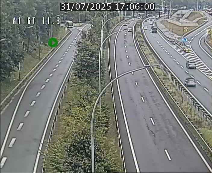 <h2>Traffic live webcam Luxembourg Senningerberg - A1 direction Allemagne - BK 11.3</h2>