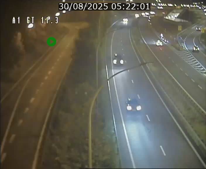 <h2>Traffic live webcam Luxembourg Senningerberg - A1 direction Allemagne - BK 11.3</h2>