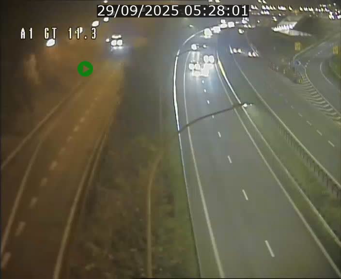 <h2>Traffic live webcam Luxembourg Senningerberg - A1 direction Allemagne - BK 11.3</h2>