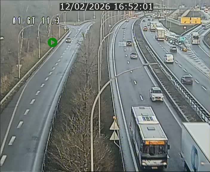 <h2>Traffic live webcam Luxembourg Senningerberg - A1 direction Allemagne - BK 11.3</h2>