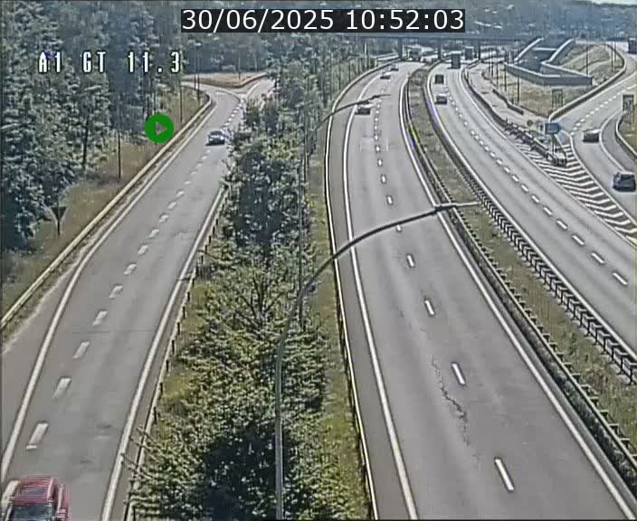 <h2>Traffic live webcam Luxembourg Senningerberg - A1 direction Allemagne - BK 11.3</h2>