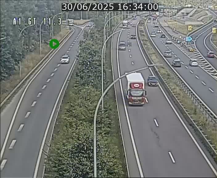 <h2>Traffic live webcam Luxembourg Senningerberg - A1 direction Allemagne - BK 11.3</h2>