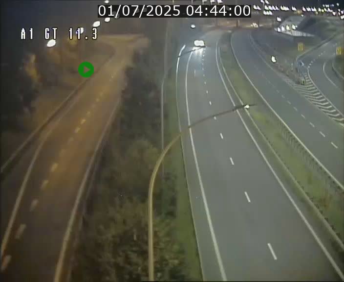 <h2>Traffic live webcam Luxembourg Senningerberg - A1 direction Allemagne - BK 11.3</h2>