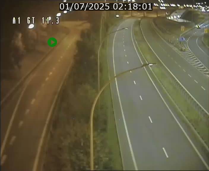 <h2>Traffic live webcam Luxembourg Senningerberg - A1 direction Allemagne - BK 11.3</h2>