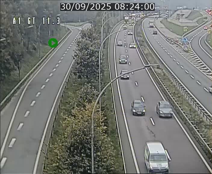 <h2>Traffic live webcam Luxembourg Senningerberg - A1 direction Allemagne - BK 11.3</h2>