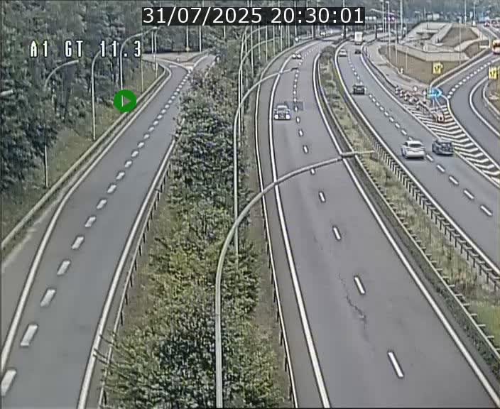 <h2>Traffic live webcam Luxembourg Senningerberg - A1 direction Allemagne - BK 11.3</h2>
