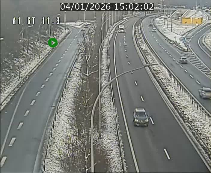 <h2>Traffic live webcam Luxembourg Senningerberg - A1 direction Allemagne - BK 11.3</h2>