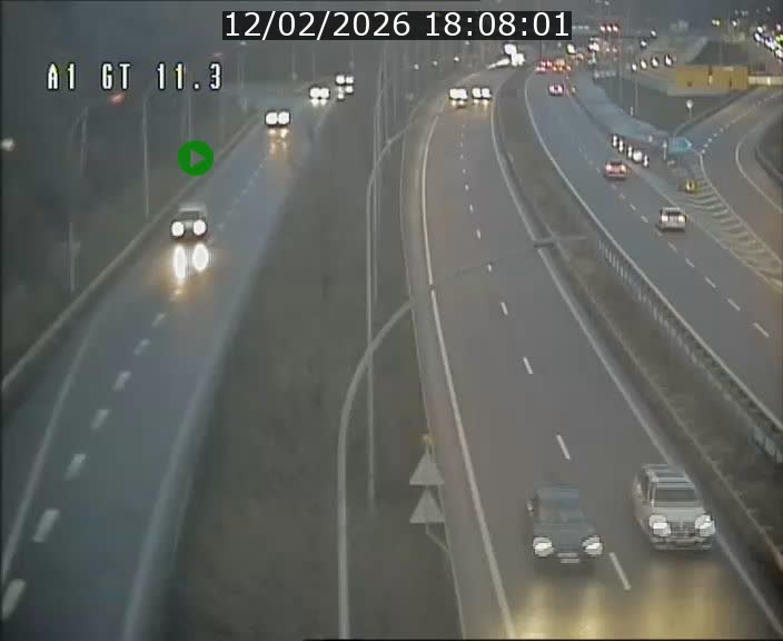 <h2>Traffic live webcam Luxembourg Senningerberg - A1 direction Allemagne - BK 11.3</h2>