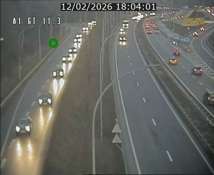 <h2>Traffic live webcam Luxembourg Senningerberg - A1 direction Allemagne - BK 11.3</h2>